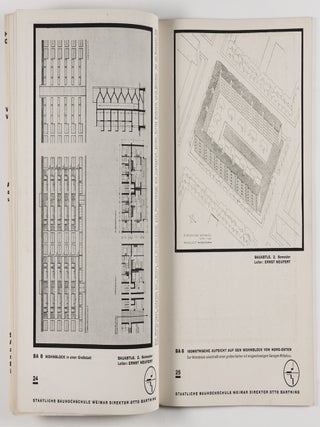 Staatliche Bauhochschule Weimar. Aufbau und Ziel (State Architecture Academy Weimar. Structure and Goal)