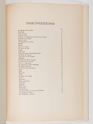 La France. 40 Zeichnungen von Karl Hubbuch (40 Drawings by Karl Hubbuch)
