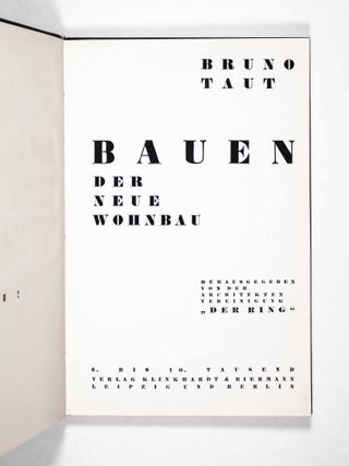 Bauen: Der neue Wohnbau (Architecture. The New Housing Architecture)