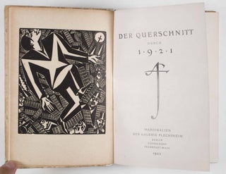 Der Querschnitt Durch 1921. Marginalien der Galerie Flechtheim. [WITH ORIGINAL WOODCUT BY MASEREEL]