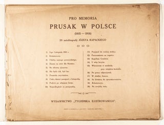 Pro Memoria. Prusak W Polsce (1915-1918) [Prussians in Poland (1915-1918)]