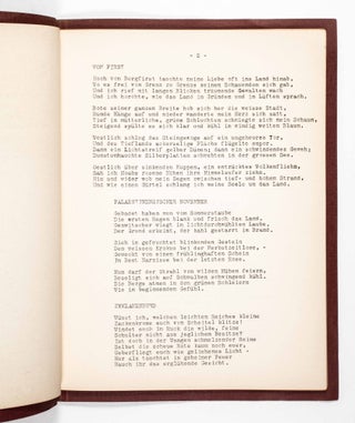 Fünfzig Gedichte aus den Jahren 1934 bis 1940 (Fifty Poems from the Years 1934 to 1940) [SIGNED]