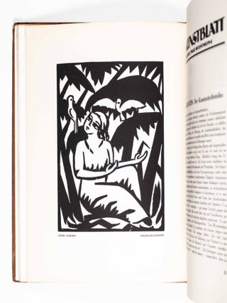Das Kunstblatt. Vol. I. 12 Issues [Six original lithographs and four original woodcuts]