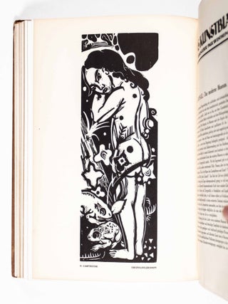 Das Kunstblatt. Vol. I. 12 Issues [Six original lithographs and four original woodcuts]