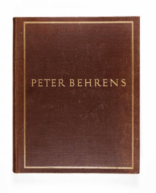 Item #48491 Peter Behrens. Fritz Hoeber