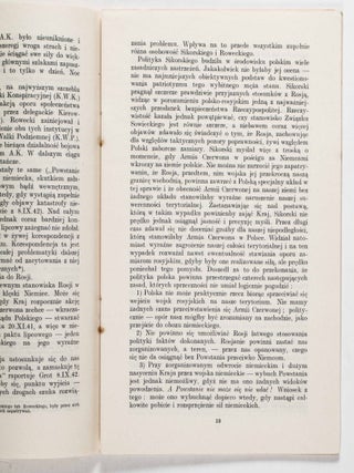 Powstanie Warszawskie (Zarys Problematyki) [Warsaw Uprising (An Outline of the Problems)]