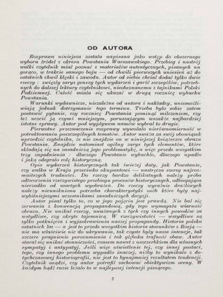 Powstanie Warszawskie (Zarys Problematyki) [Warsaw Uprising (An Outline of the Problems)]