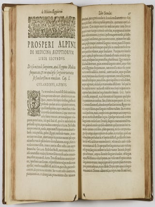 De Medicina Aegyptiorum. Libri Quatuor. & Iacobi Bontii In Indiis Archiatri, de Medicina Indorum. Editio Ultima