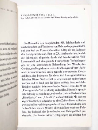Ein F&uuml;hrer durch das &ouml;sterreichische Kunstgewerbe (Guide through Austrian Arts & Crafts Trade) [ORIGINAL LITHOGRAPH]