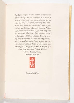 Lettres À Une Amie Vénitienne (Letters to a Venetian Friend)