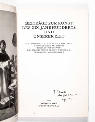 Beiträge zur Kunst des XIX Jahrhunderts und unserer Zeit (Contributions to the Art of the 19th Century and of Our Time)