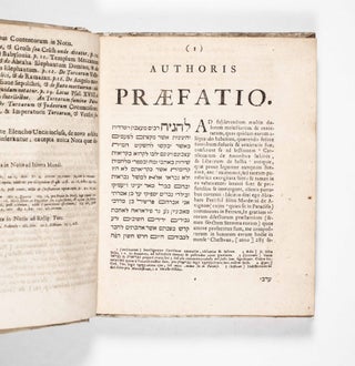 Iggeret Orhot Olam: Id est, Itinera Mundi [THE FIRST MODERN HEBREW WORK on GEOGRAPHY and the FIRST TO DEAL IN DETAIL with the NEWLY DISCOVERED AMERICA]