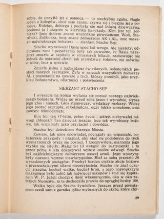 O Powstaniu Warszawskim (About the Warsaw Uprising)
