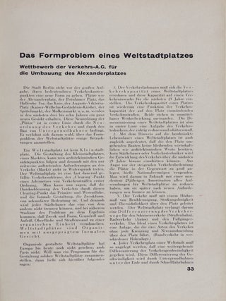 Das Neue Berlin. Monatshefte für Probleme der Grossstadt (The New Berlin. Monthly for Problems of the Metropolis) Issues 1, 2 and 5, 1929