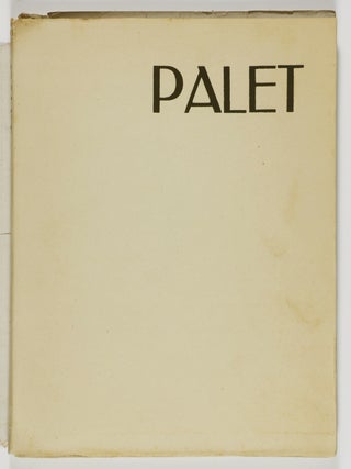 Palet. Een Boek Gewijd Aan De Hedendaagsche Nederlandsche Shilderkunst (Palette. A Book Dedicated to Contemporary Dutch Painting)