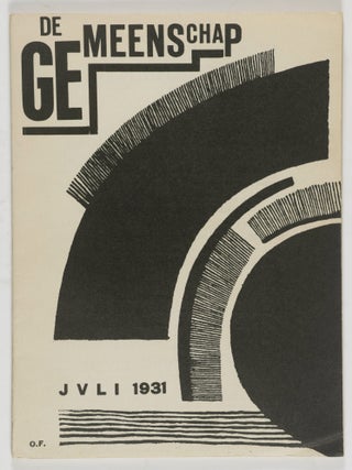De Gemeenschap (The Community) July 1931, No. 7 [W/ ORIGINAL LINOCUT COVER]