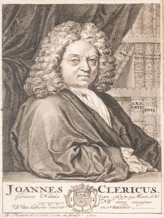 Item #49061 Vita et opera ad annum MDCCXI. Amici ejus opusculum, philosophicis Clerici operibus...