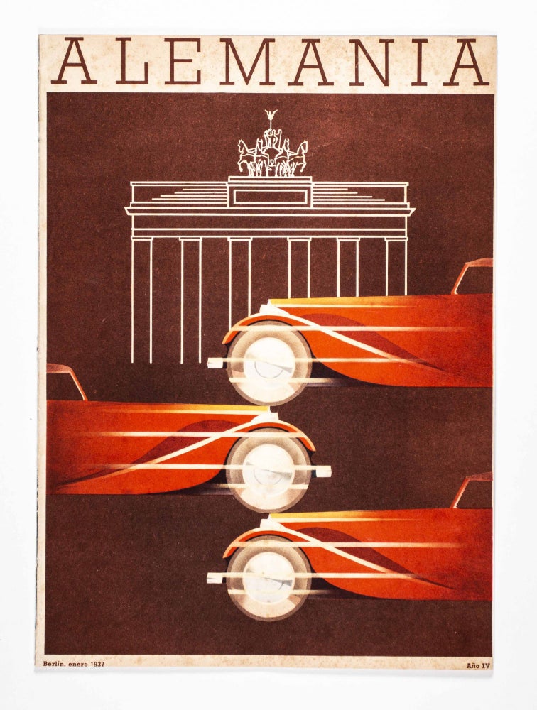 Item #49068 Alemania: Publicación del Comité Nacional para el Fomento del Turismo en Alemania ("Reichausschuss für Fremdenverkehr"). Ano IV, Numero 1. Ottomar Anton, Edwin Henel, Heinrich Hoffmann, design.