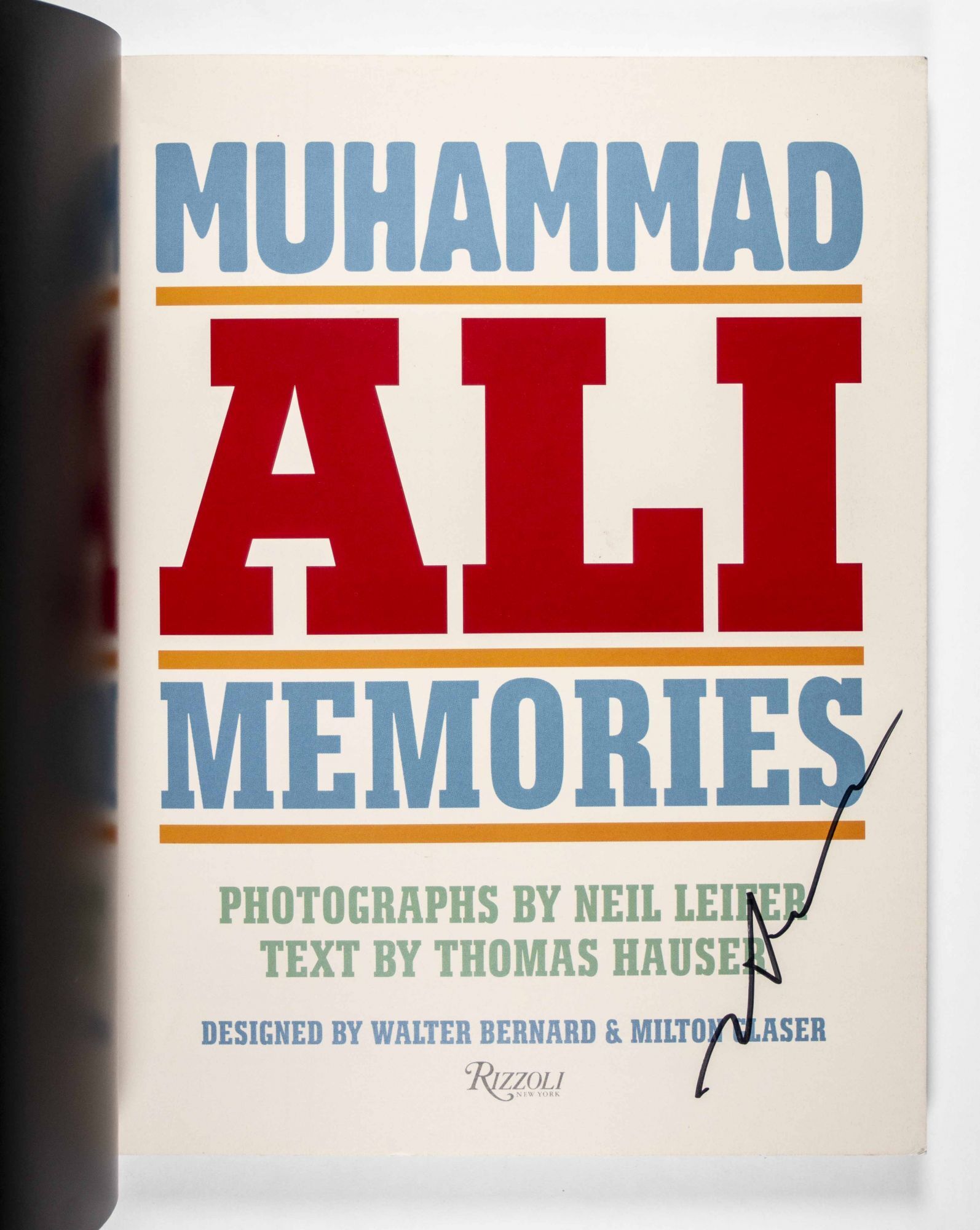 Muhammad Ali Memories SIGNED | Thomas Hauser, Neil Leifer, text
