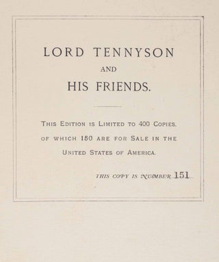 Alfred, Lord Tennyson and His Friends. A Series of 25 Portraits and Frontispiece [W/ AN ORIGINAL PHOTOGRAPH OF TENNYSON BY Julia M. Cameron]