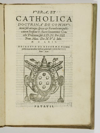 Omnia acta in Sacro Concilio Tridentino (All the Acts of the Sacred Council of Trent)