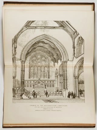 Examples of Modern Architecture, Ecclesiastical and Domestic. Sixty-Four Views of Churches & Chapels, Schools, Colleges, Mansions, Town Halls, Railway Stations, Etc. (Many with Plans attached.)