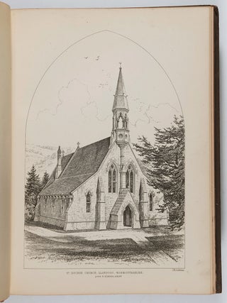Examples of Modern Architecture, Ecclesiastical and Domestic. Sixty-Four Views of Churches & Chapels, Schools, Colleges, Mansions, Town Halls, Railway Stations, Etc. (Many with Plans attached.)