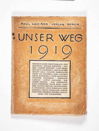 Unser Weg 1919 [WITH ORIGINAL LIEBERMANN LITHOGRAPH]