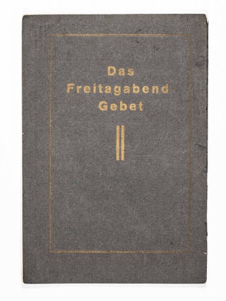 Item #49458 Das Freitagabend-gebet (The Friday Evening Prayer)/ Gesänge für den...