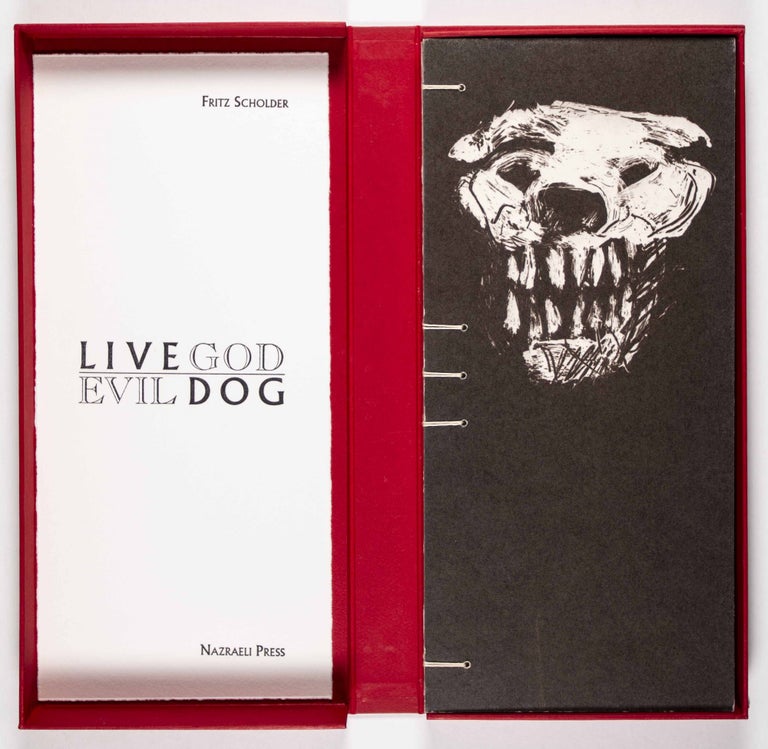 Item #49544 Live Dog / Evil God [SIGNED LIMITED EDITION. ONE OF 50 COPIES WITH ORIGINAL SUITE OF TEN SIGNED KALLITYPE PRINTS]. Fritz Scholder.