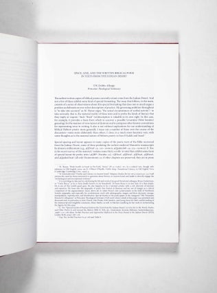 Puzzling Out the Past. Studies in Northwest Semitic Languages and Literatures in Honor of Bruce Zuckerman.