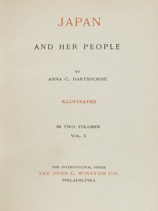 Japan and Her People. Illustrated. In Two Volumes.