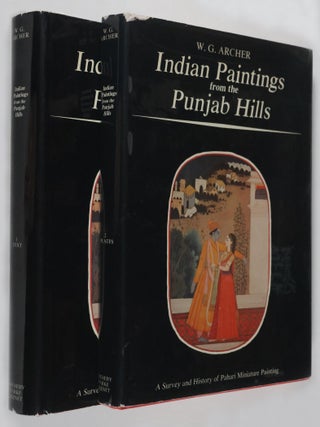 Indian Paintings from the Punjab Hills. A Survey and History of Pahari Miniature Painting. Foreword by Sherman E. Lee. Volume I Text [Volume II Plates] (2 VOLS)