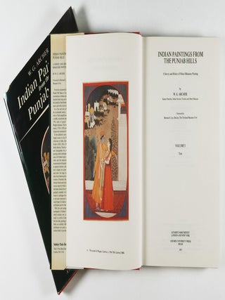 Indian Paintings from the Punjab Hills. A Survey and History of Pahari Miniature Painting. Foreword by Sherman E. Lee. Volume I Text [Volume II Plates] (2 VOLS)