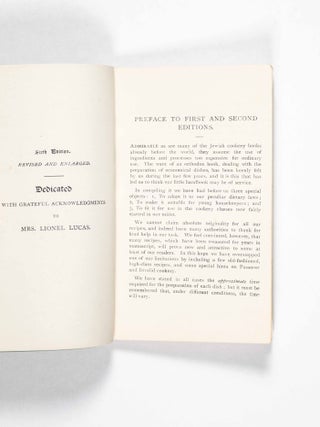 The Economical Jewish Cook: A Modern Orthodox Recipe Book For Young Housekeepers