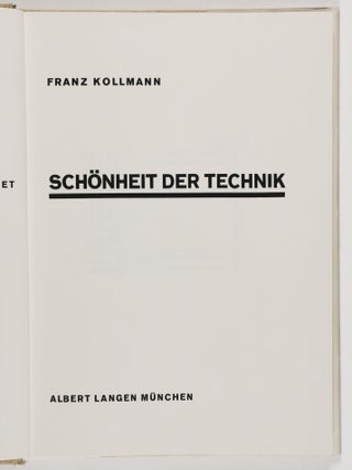 Schönheit der Technik (151 Photographs)