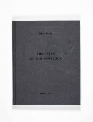 (The Green of This Notebook) [SIGNED LIMITED EDITION]