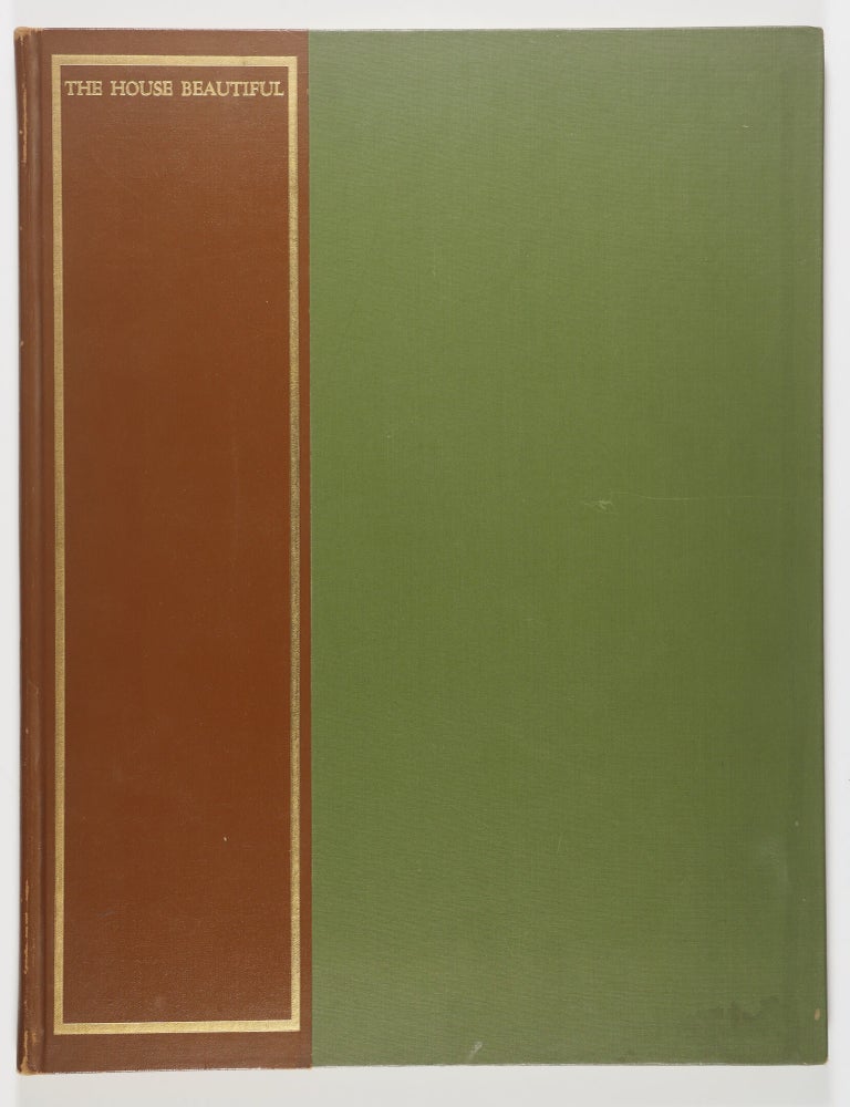 Item #50401 The House Beautiful [FACSIMILE EDITION]. Frank Lloyd Wright, William C. Gannett, Design, Text.