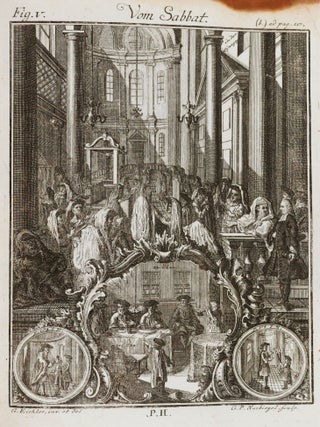Kirchliche Verfassung der heutigen Juden sonderlich derer in Deutschland in IV. Haupt-Theile. (Ecclesiastical Condition of Today’s Jews, in particular those in Germany) 2 Vols. bound in 1