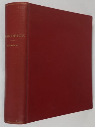 Canopics - Catalogue Géneral des Antiquités Égyptiennes du Musée du Caire Nos. 4001-4740 and 4977-5033