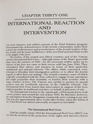 The Politics of Genocide: The Holocaust in Hungary. 2 Vols.