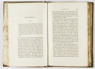 Lectures on the Elements of Hieroglyphics and Egyptian Antiquities