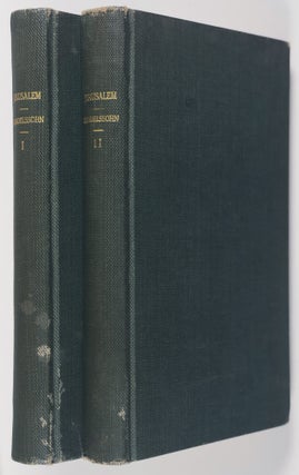 Item #50610 Jerusalem : A Treatise On Ecclesiastical Authority and Judaism. 2 Vols. Moses...
