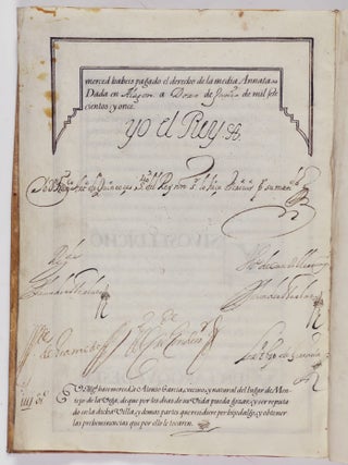 Patent of Nobility Belonging to Alonso Garcia, Inhabitant of Montejo de la Vega
