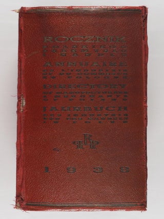 Rocznik Polskiego Przemyslu I Handlu/ Annuaire de L'Industrie et du Commerce en Pologne/ Directory of Manufacturers & Merchants of Poland/ Jahrbuch der Industrie und des Handels in Polen, 1938