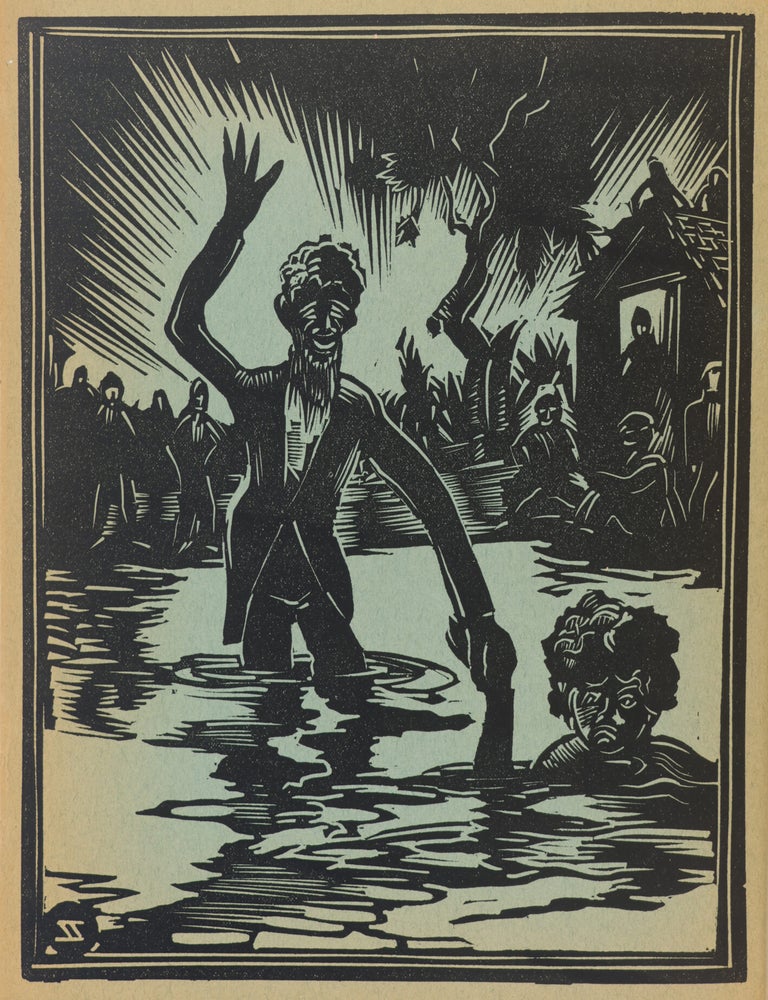 Item #51103 Way Down South [INSCRIBED AND SIGNED]. Clarence Muse, David Arlen, Blanding Sloan, Woodcuts.