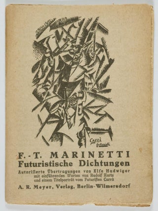 Item #51619 Futuristische Dichtungen (Futuristic Poetry). F.-T. Marinetti, Carlo Carrà,...