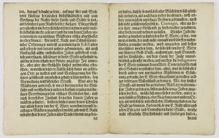 Zuwissen: demnach die Erfahrung es bezeuget... (To know: thus experience attests...)