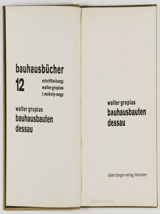 Bauhausbauten Dessau - Bauhaus Bücher 12