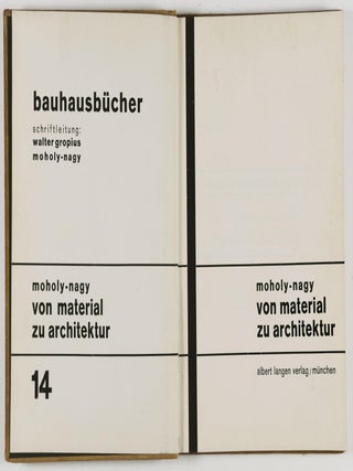 Von Material zu Architektur - Bauhaus Bücher 14